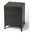 Pemberly Row Set of 2 Industrial Chic Owen Side Chest In Industrial