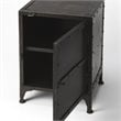 Pemberly Row Set of 2 Industrial Chic Owen Side Chest In Industrial