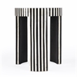 Pemberly Row Set of 2 Transitional Bone Inlay Side Tables In Black And White