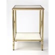 Pemberly Row Set of 2 Modern / Contemporary End Tables In Gold