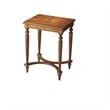 Pemberly Row Set of 2 Contemporary End Tables In Medium Brown