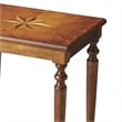 Pemberly Row Set of 2 Contemporary End Tables In Medium Brown