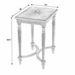 Pemberly Row Set of 2 Contemporary End Tables In Medium Brown