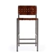 Pemberly Row Set of 2 Iron And Leather 24.5