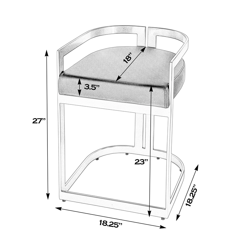 Pemberly Row Set of 2 Faux Leather 22