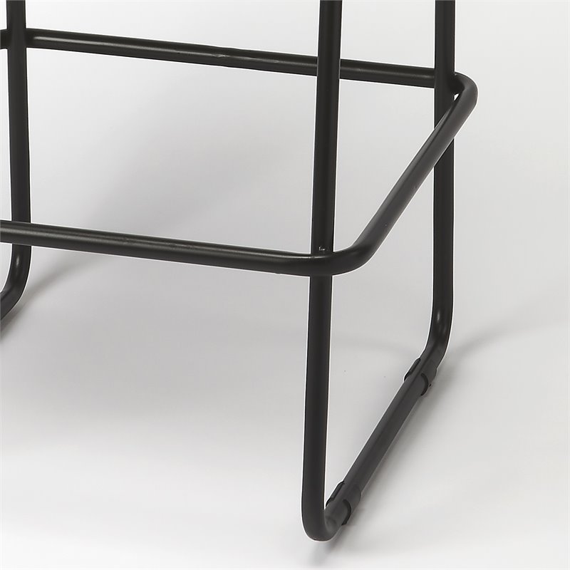 Pemberly Row Set of 2 Modern / Contemporary Leather Bar Stools