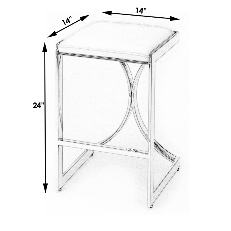 Pemberly Row Set of 2 Contemporary 24