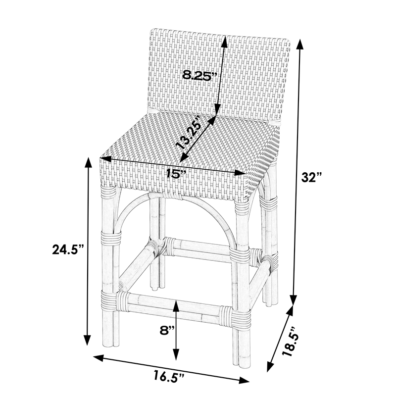 Pemberly Row Set of 2 24.5