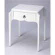 Pemberly Row Set of 2 Modern / Contemporary Nightstands In White