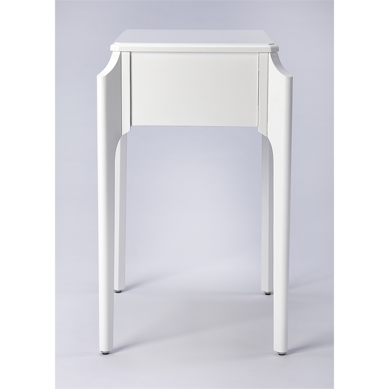 Pemberly Row Set of 2 Modern / Contemporary Nightstands In White