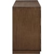Pemberly Row Set of 5 Brown Velvet King Bed & Nighstands & Dresser & Mirror