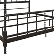 Pemberly Row Set of 5 Canopy Bed in King Size & Nightstands & Chest & Mirror