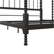 Pemberly Row Set of 5 Canopy Bed in King Size & Nightstands & Chest & Mirror