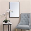 Pemberly Row Set of 5 Canopy Bed in King Size & Nightstands & Chest & Mirror