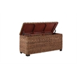 Pemberly Row Set of 6 Bedroom Set with Eastern King Panel Bed in Natural Finish