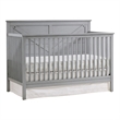 Pemberly Row Set of 2 4-in-1 Convertible Crib & Conversion Kit in Gray