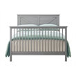 Pemberly Row Set of 2 4-in-1 Convertible Crib & Conversion Kit in Gray
