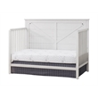Pemberly Row Set of 2 4-in-1 Convertible Crib & Conversion Kit in Off White