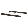 Pemberly Row Set of 2 Espresso 4-in-1 Convertible Crib & Full Bed Conversion Kit