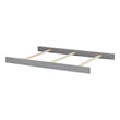 Pemberly Row Set of 2 4-in-1 Convertible Crib & Full Bed Conversion Kit in Gray