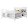 Pemberly Row Set of 2 4-in-1 Convertible Crib & Full Bed Conversion Kit in White