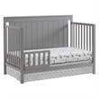Pemberly Row Set of 2 4-in-1 Convertible Crib & Full Bed Conversion Kit in Gray
