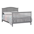 Pemberly Row Set of 2 4-in-1 Convertible Crib & Full Bed Conversion Kit in Gray