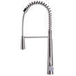 Pemberly Row Solid Stainless Steel Commercial Spring Kitchen Faucet