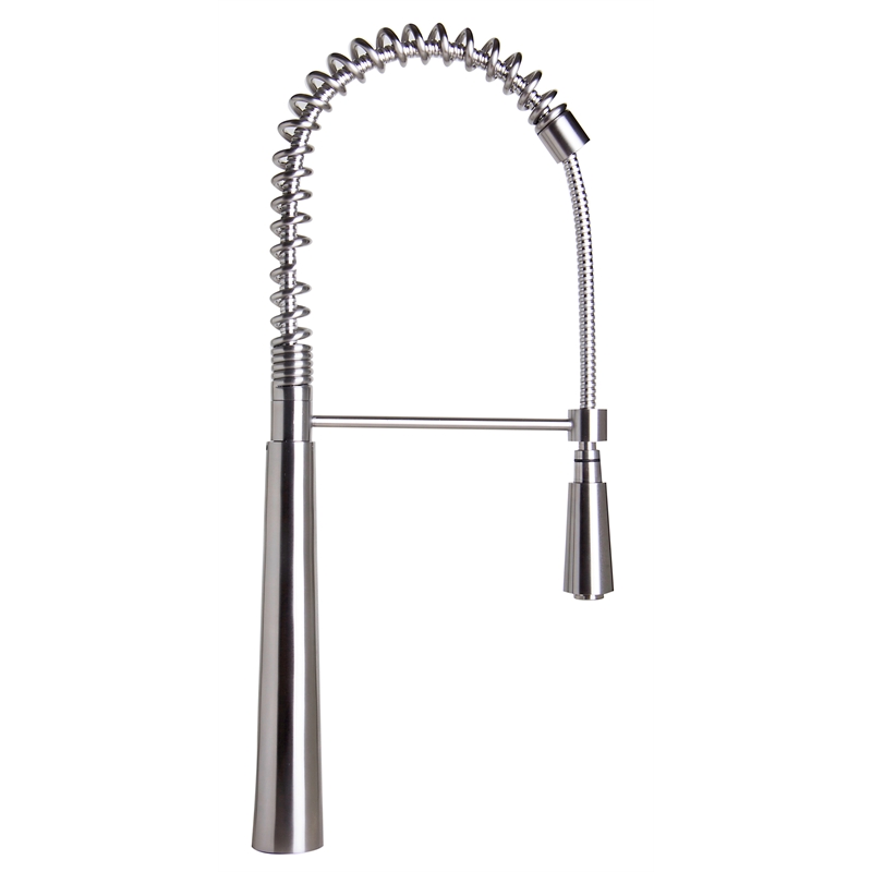 Pemberly Row Solid Stainless Steel Commercial Spring Kitchen Faucet