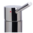 Pemberly Row Solid Polished Stainless Steel Pull Out Single Hole Kitchen Faucet