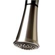 Pemberly Row Brushed Nickel Gooseneck Pull Down Kitchen Faucet