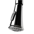 Pemberly Row Polished Chrome Gooseneck Pull Down Kitchen Faucet