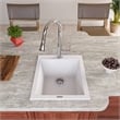 Pemberly Row Polished Chrome Gooseneck Pull Down Kitchen Faucet