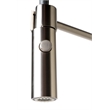 Pemberly Row Brushed Nickel Commercial Spring Kitchen Faucet