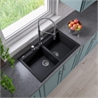 Pemberly Row Brushed Nickel Commercial Spring Kitchen Faucet