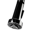 Pemberly Row Polished Chrome Sensor Gooseneck Pull Down Kitchen Faucet