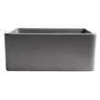 Pemberly Row Gray Matte Smooth Apron 24