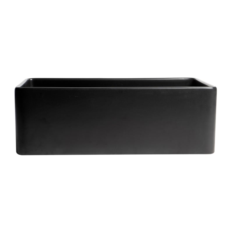 Pemberly Row Black Matte Smooth Apron 30