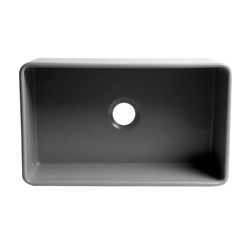 Pemberly Row Gray Matte Smooth Apron 30