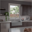 Pemberly Row Gray Matte Smooth Apron 33