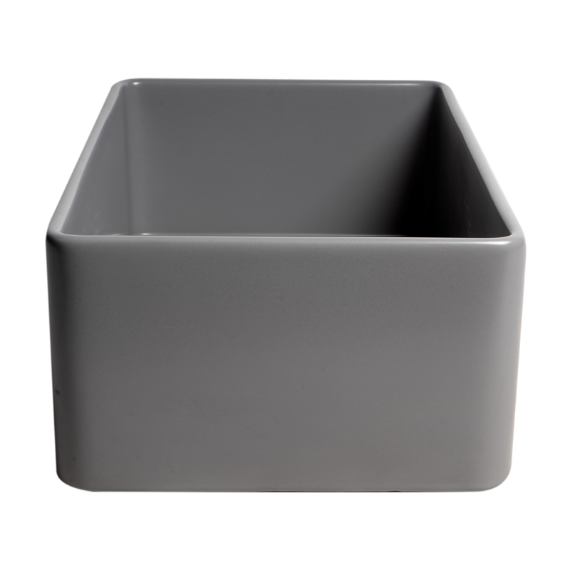 Pemberly Row Gray Matte Smooth Apron 33