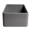 Pemberly Row Gray Matte Smooth Apron 33
