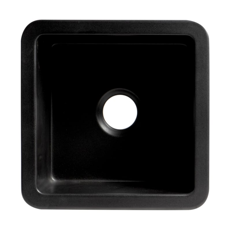 Pemberly Row Black Matte Square 18