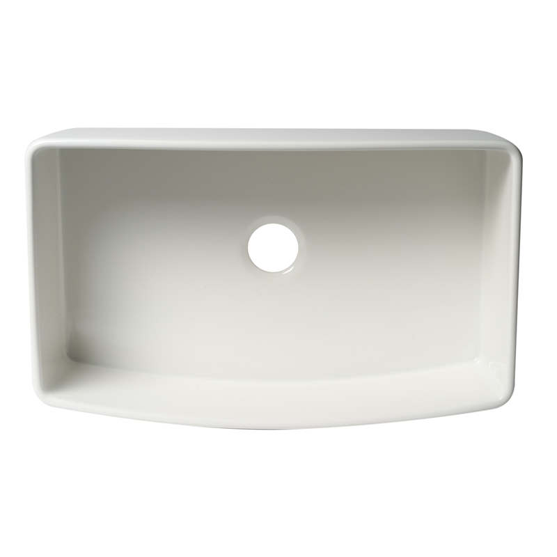 Pemberly Row White Curved Apron 33