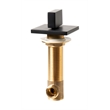 Pemberly Row Contemporary Black Matte Widespread Modern Bathroom Faucet