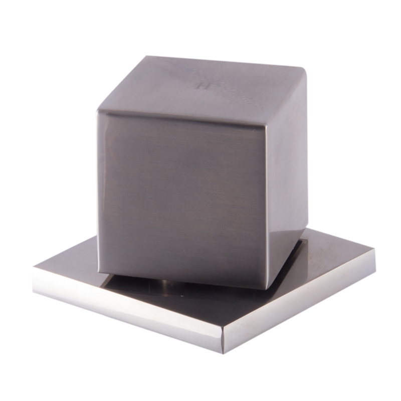 Pemberly Row Brushed Nickel Modern Widespread Bathroom Faucet