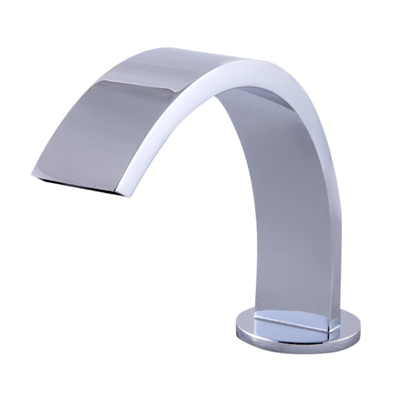 Pemberly Row Polished Chrome Modern Widespread Bathroom Faucet