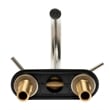 Pemberly Row Brushed Nickel Two-Handle 4'' Centerset Bathroom Faucet