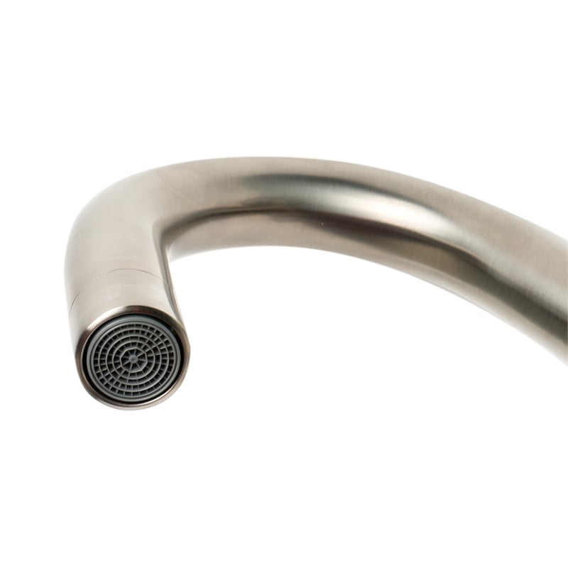Pemberly Row Brushed Nickel Two-Handle 4'' Centerset Bathroom Faucet
