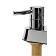 Pemberly Row Polished Chrome Two-Handle 4'' Centerset Bathroom Faucet